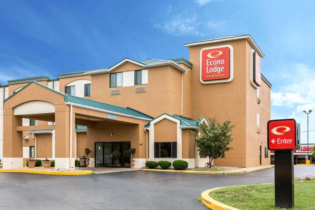 Econo Lodge Inn & Suites Peoria Illinois Exteriör bild